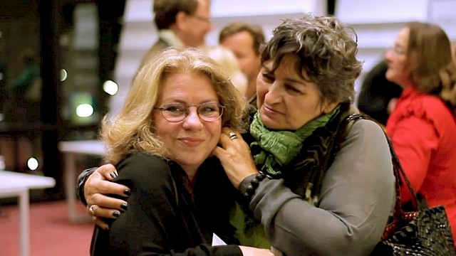 Amallia Antoniadou und Magda Schmid (Griechisches Filmforum München e.V. / Organisatorinnen der Griechischen Filmwoche bis 2017)