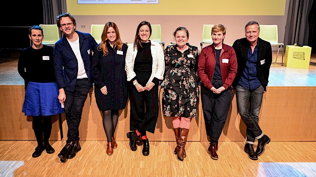 vlnr: Monika Haas, Christoph Gröner, Adele Kohout, Julia Weigl, Sanne Kurz, Sylva Häutle, Christian Pfeil