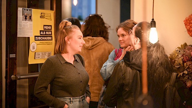 Jubiläum 40 Jahre Filmstadt München im Neuen Maxim | Franziska Viehbacher (Filmstadt München), Veronica Loebner (DOK.fest München), Silvia Bauer (Cinema Iran)  ©Ronny Heine